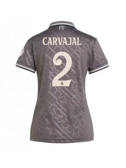 Real Madrid Daniel Carvajal #2 Ausweichtrikot für Frauen 2024-25 Kurzarm